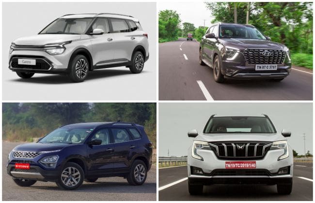 Read more about the article Kia Carens vs Hyundai Alcazar vs Mahindra XUV700 vs Tata Safari vs MG Hector Plus: Spec Comparison