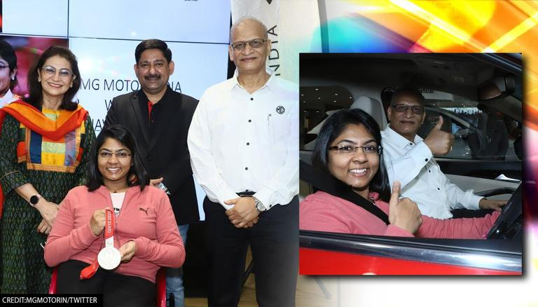 Read more about the article MG Motor gifts customized Hector SUV to silver medalist Paralympian Bhavina Patel