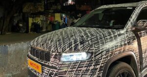 Read more about the article Jeep Meridian spotted in production guise ahead of launch