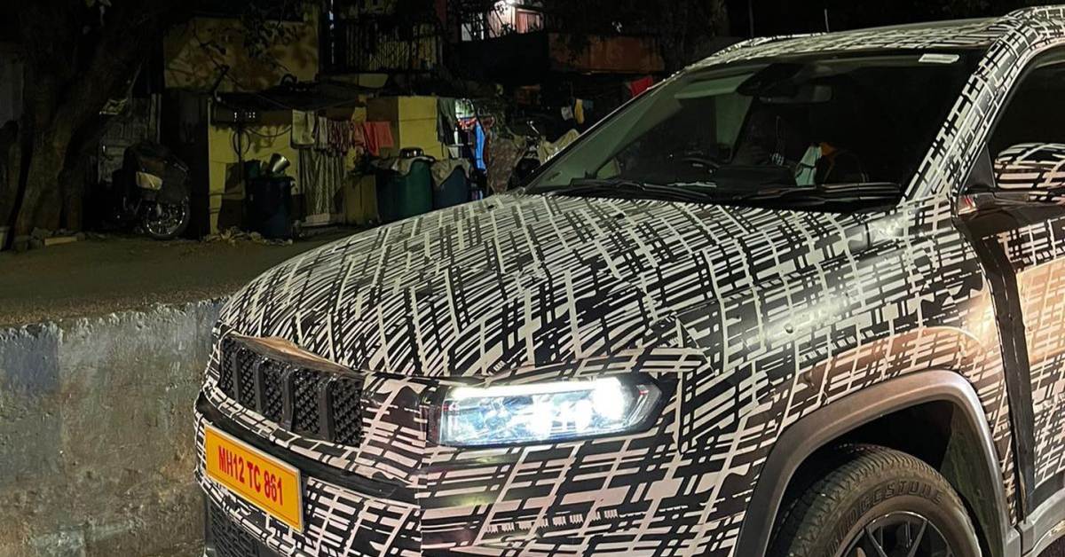 Read more about the article Jeep Meridian spotted in production guise ahead of launch