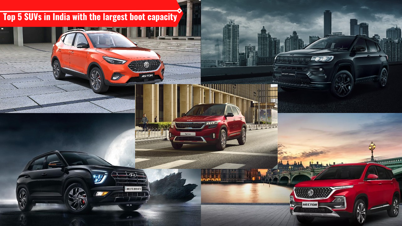 Read more about the article Top 5 SUVs in India with the largest boot capacity