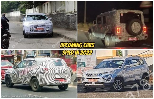 Read more about the article Upcoming Cars Spied For the First Time In 2022: Mahindra Thar 5-door, Facelifted Tata Harrier, Maruti Baleno-based SUV, And More