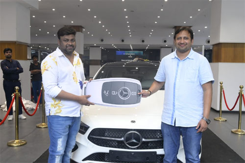 Read more about the article SKN gifts a swanky Benz car to Baby director Sai Rajesh