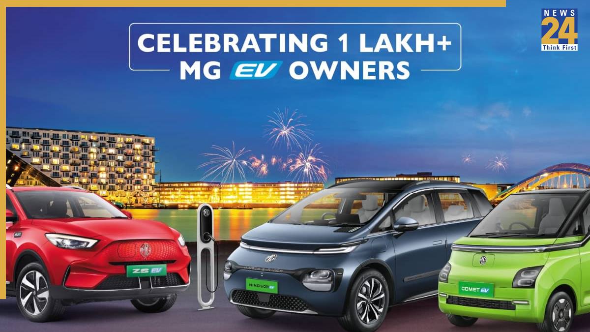 Read more about the article JSW MG Motor India surpasses 100,000 EV sales, becomes second four-wheeler EV OEM to achieve the milestone in India News24 –