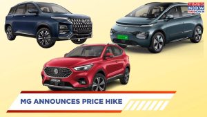 Read more about the article MG Hector Facelift, Windsor EV, And More To Get Costlier From January 2026 — Details